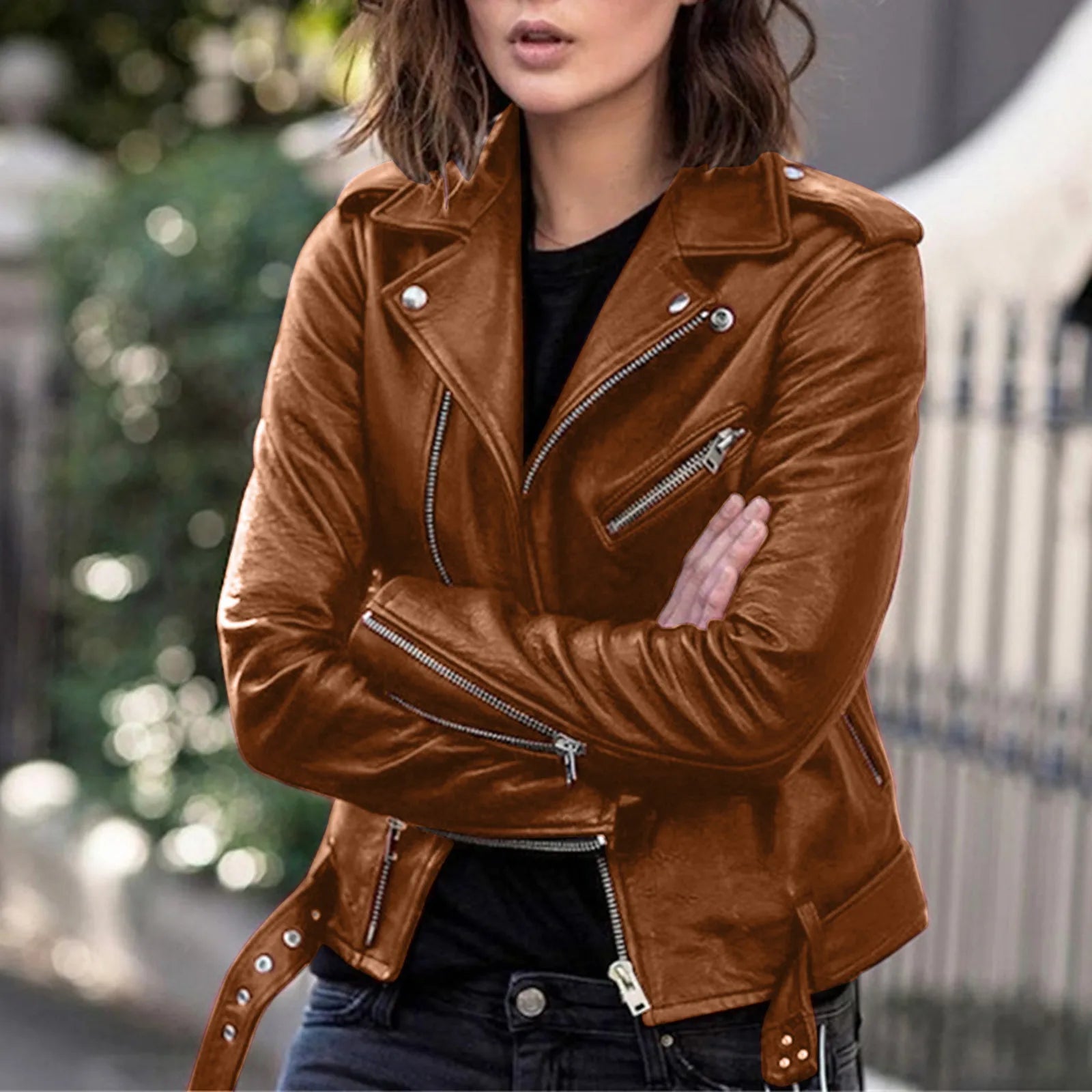 Women Leather Jacket